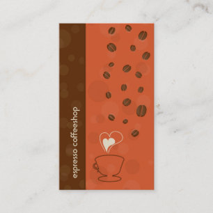Kaffee-u. Schokoladen-Visitenkarte Visitenkarte