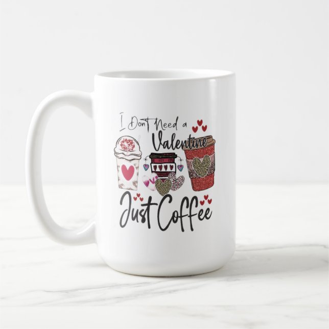 Kaffee über Cupid Kaffeetasse (Links)