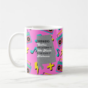Kaffee und '80er-Musik in Alabama  Kaffeetasse