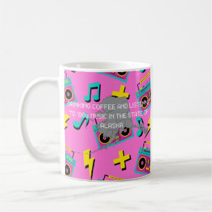 Kaffee und '80er-Musik in Alaska  Kaffeetasse