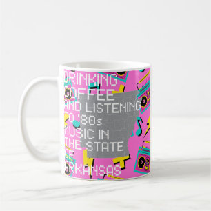 Kaffee und '80er-Musik in Arkansas  Kaffeetasse