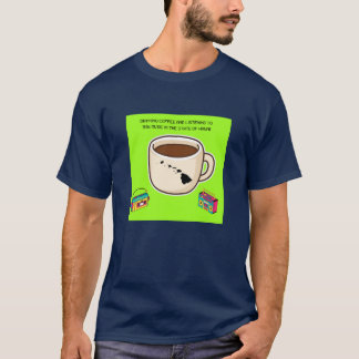 Kaffee und '80er-Musik in Hawaii T-Shirt