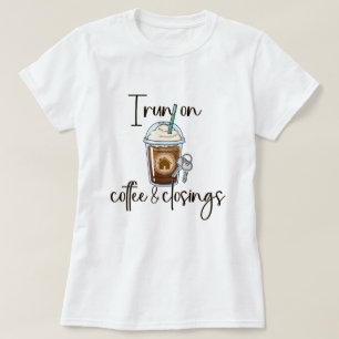 Kaffee- und Abschlussgeschenk für Immobilienmakler T-Shirt