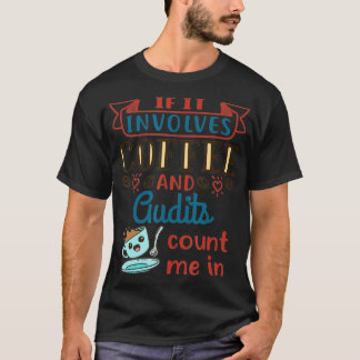Kaffee und Audits Niedliche Auditing Auditor Tax S T-Shirt