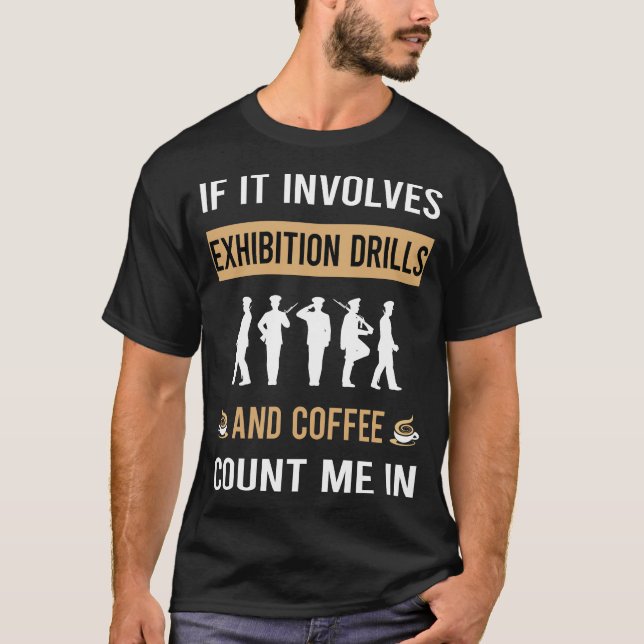 Kaffee- und Ausstellungsbohrer T-Shirt (Vorderseite)