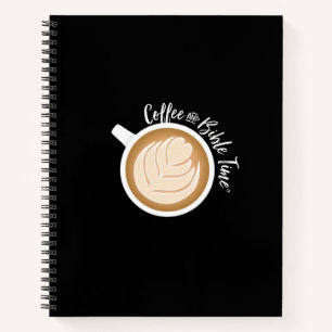 Kaffee- und Bibelzeit (Logo-Journal Black) Notizbuch