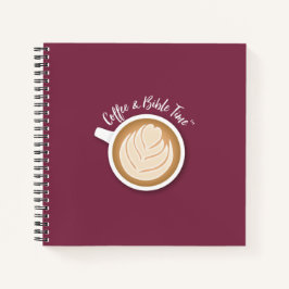 Kaffee- und Bibelzeitschrift (Logo) Berry Notizbuch