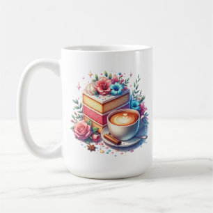 Kaffee und Birthday Cake Personalisiert Kaffeetasse