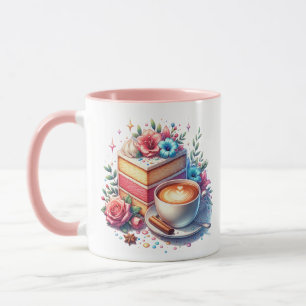 Kaffee und Birthday Cake Personalisiert Tasse