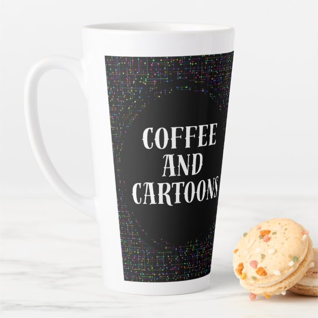 Kaffee und Cartoons Milchtasse (Beispiel)