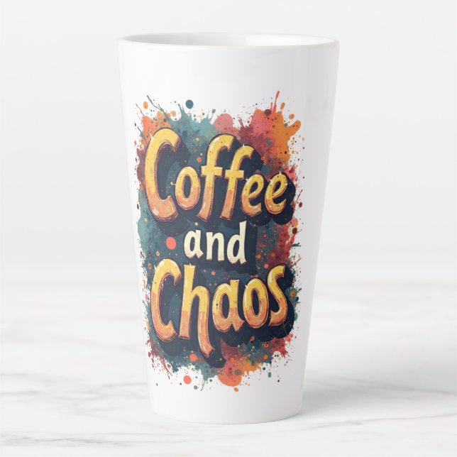 Kaffee und Chaos Milchtasse (Vorderseite)