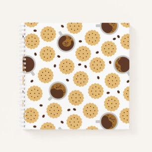 Kaffee und Cookies Notizbuch