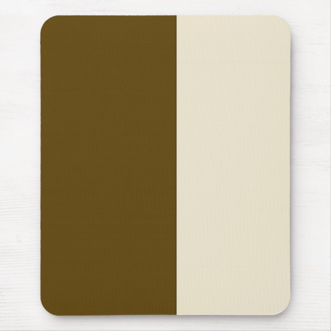 Kaffee- und Cremeblock-Kunst Mousepad (Vorne)