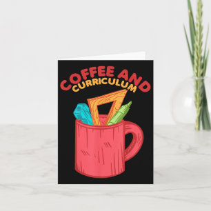 Kaffee und Curriculum Mama Mama Homeschoe Karte
