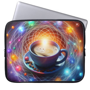 Kaffee und der Kosmos: Eine Syzygie der Energie Laptopschutzhülle