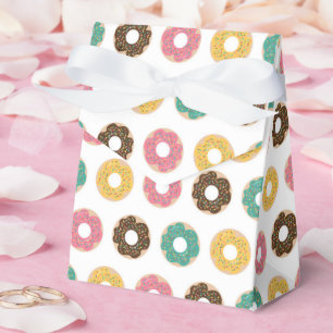 Kaffee- und Donut-Muster Geschenkschachtel