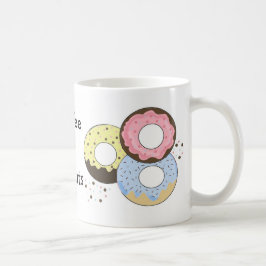 Kaffee und Donuts Kaffeetasse