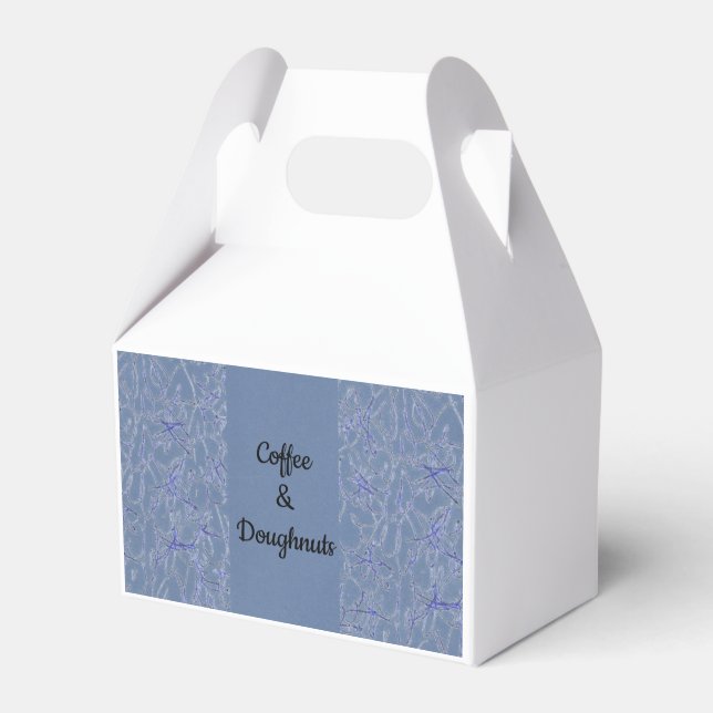Kaffee und Doughnut Geschenkschachtel (Vorderseite)