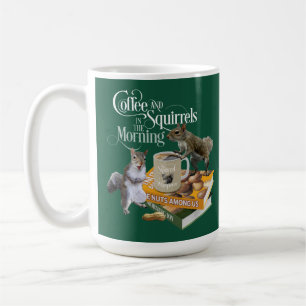 Kaffee und Eichhörnchen - Funny Squirrel Lover Kaf Kaffeetasse