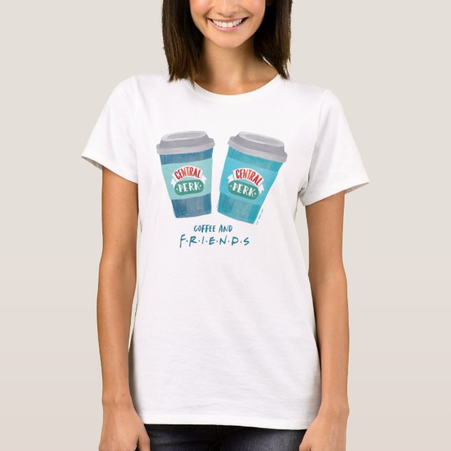 Kaffee und FRIENDS™ T-Shirt (Vorderseite)
