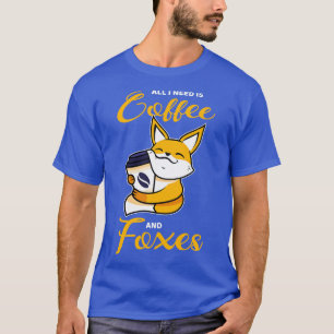 Kaffee und Füchse T-Shirt