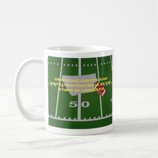 Kaffee und Fußball in Montana Kaffeetasse