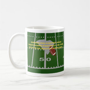 Kaffee und Fußball in South Carolina Kaffeetasse