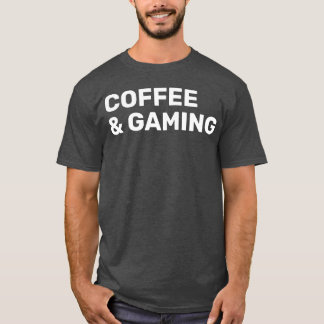 Kaffee und Gaming Vintag T-Shirt