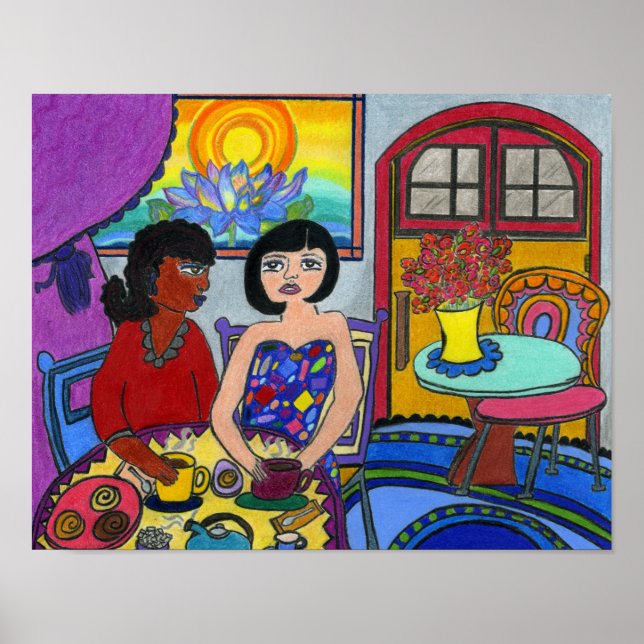 Kaffee und Gespräche Poster (Vorne)