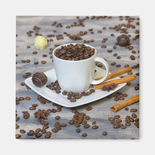 Kaffee und Gewürze Magnet (Vorne)