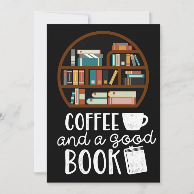 Kaffee und gute Bücher Save The Date (Vorderseite)