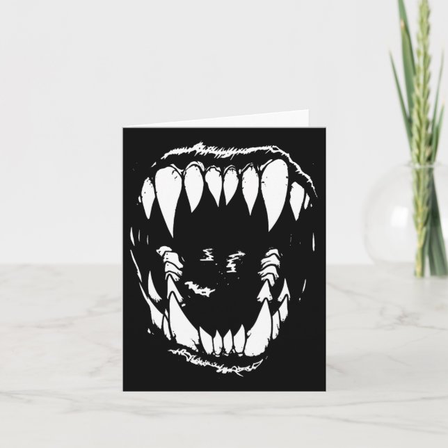 Kaffee und Kaffee Funny Skeleton Halloween Karte (Vorderseite)