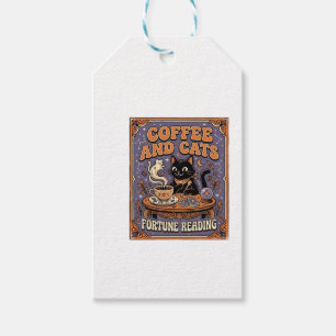 Kaffee und Katzen Katze Teeblätter Kaffee Schicksa Geschenkanhänger