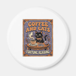 Kaffee Und Katzen Katze Teeblätter Kaffee Schicksa Magnet
