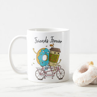 Kaffee-und Krapfen-Freund-für immer Tasse