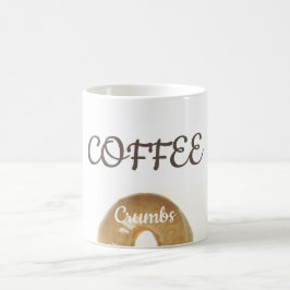 Kaffee und Krümele aus Kupfer lustig Kaffeetasse