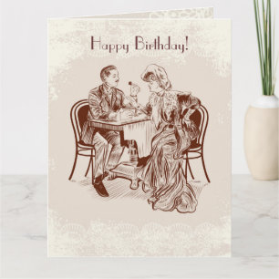 Kaffee und Liebe Karte