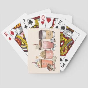 Kaffee und Literatur Spielkarten
