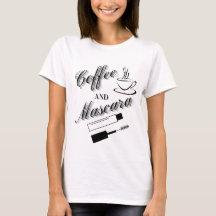 Kaffee und Mascara Typografie
