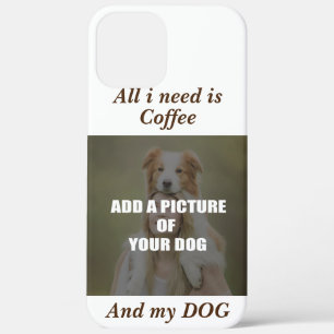 Kaffee und mein Hundebüt Kissen Case-Mate iPhone Hülle