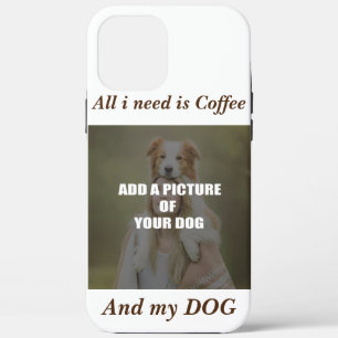 Kaffee und mein Hundebüt Kissen Case-Mate iPhone Hülle