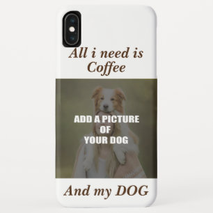 Kaffee und mein Hundebüt Kissen Case-Mate iPhone Hülle