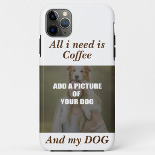 Kaffee und mein Hundebüt Kissen Case-Mate iPhone Hülle