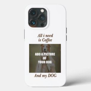 Kaffee und mein Hundebüt Kissen Case-Mate iPhone Hülle
