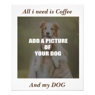 Kaffee und mein Hundeschritt Kissen Speck iPhone C Fotodruck