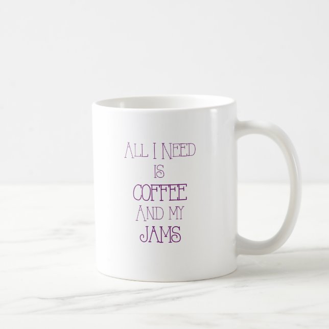 Kaffee und mein Jams2 Kaffeetasse (Rechts)