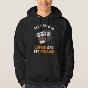 Kaffee und mein Penguin Sea Bird King Kaiser Pengu Hoodie
