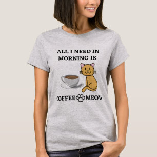 KAFFEE UND MEOW T-Shirt