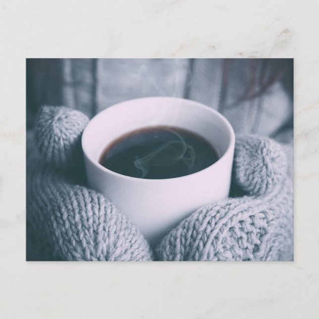 Kaffee und Mitt Postkarte (Vorderseite)