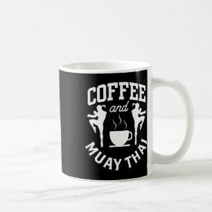 Kaffee und Muay Thai Hobbykämpfer Kampfsport Bo Kaffeetasse